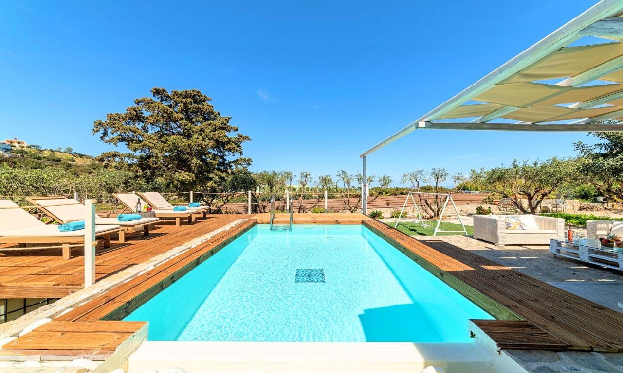 Cretan Lodge Heated Pool Ágios Nikólaos 외부 사진