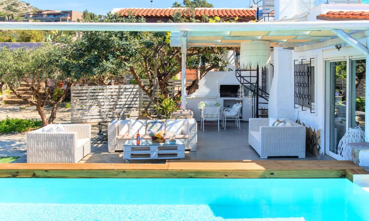 Cretan Lodge Heated Pool Ágios Nikólaos 외부 사진