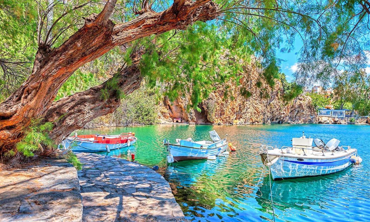 Cretan Lodge Heated Pool Ágios Nikólaos 외부 사진