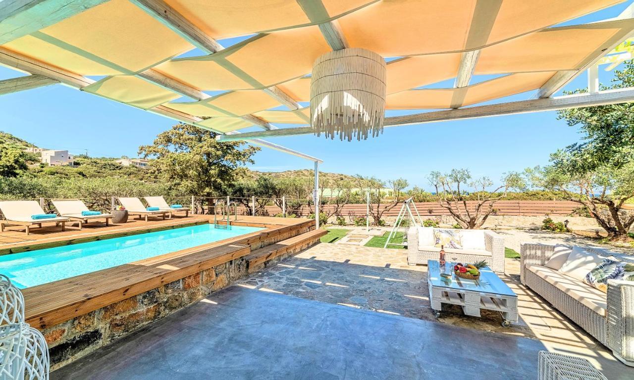 Cretan Lodge Heated Pool Ágios Nikólaos 외부 사진