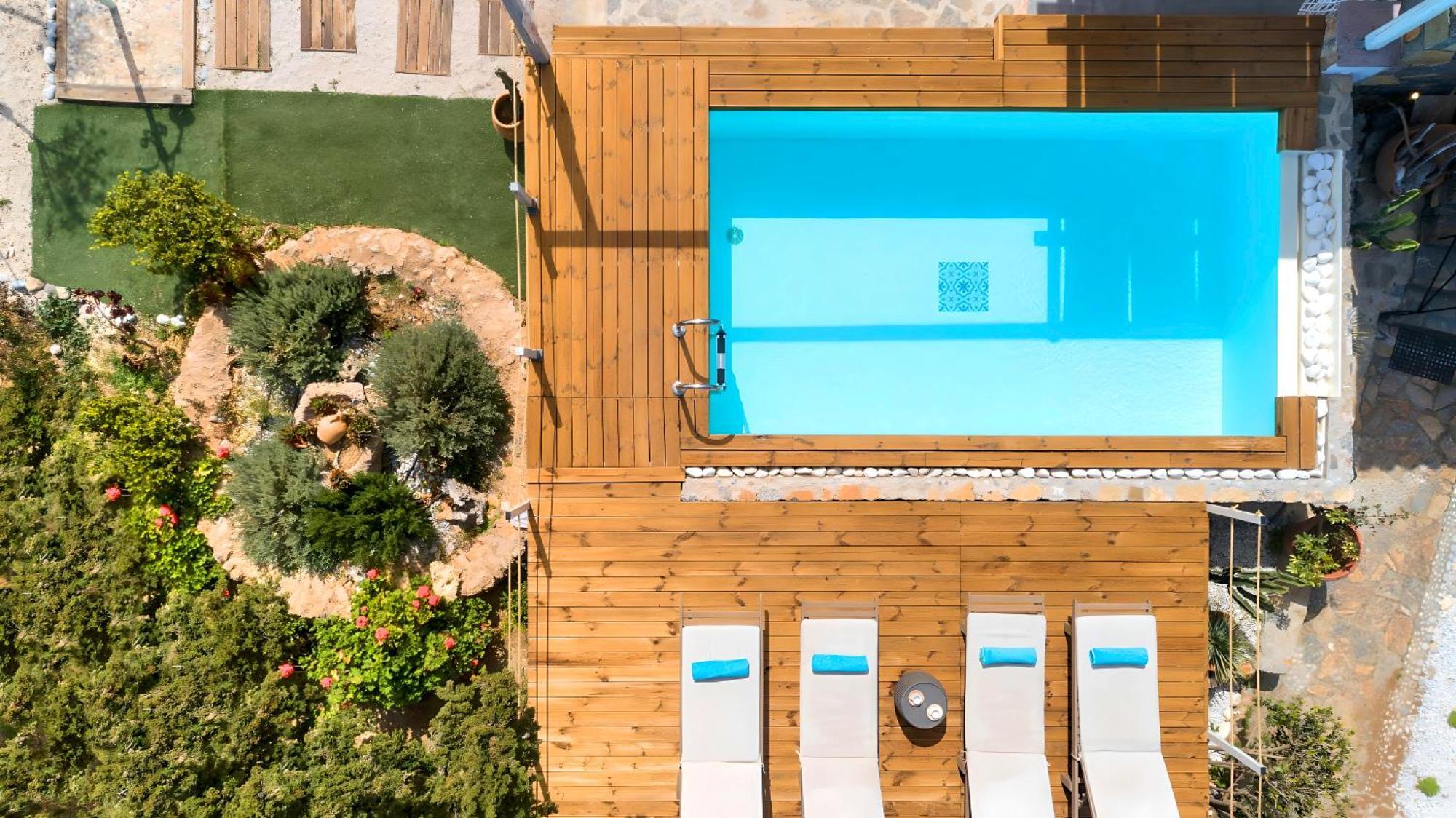 Cretan Lodge Heated Pool Ágios Nikólaos 외부 사진