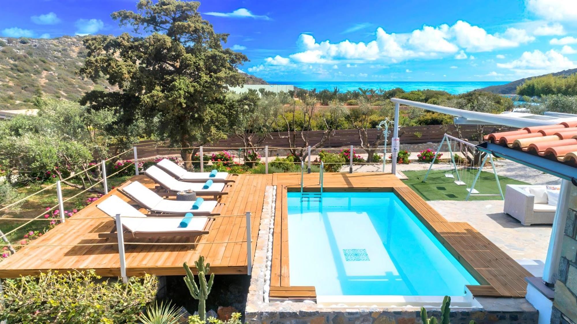 Cretan Lodge Heated Pool Ágios Nikólaos 외부 사진