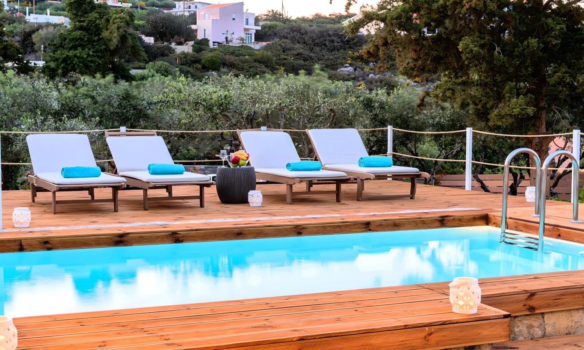 Cretan Lodge Heated Pool Ágios Nikólaos 외부 사진
