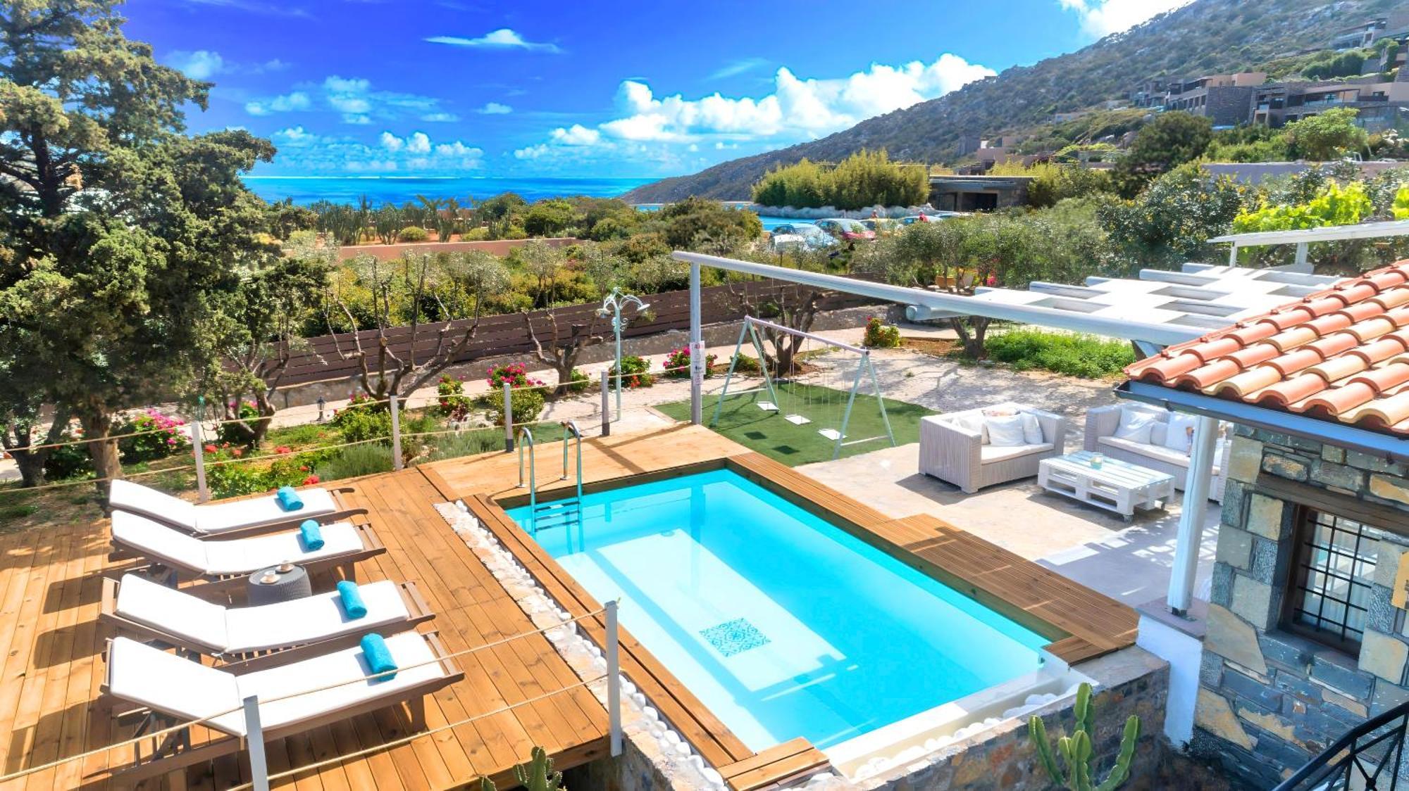 Cretan Lodge Heated Pool Ágios Nikólaos 외부 사진