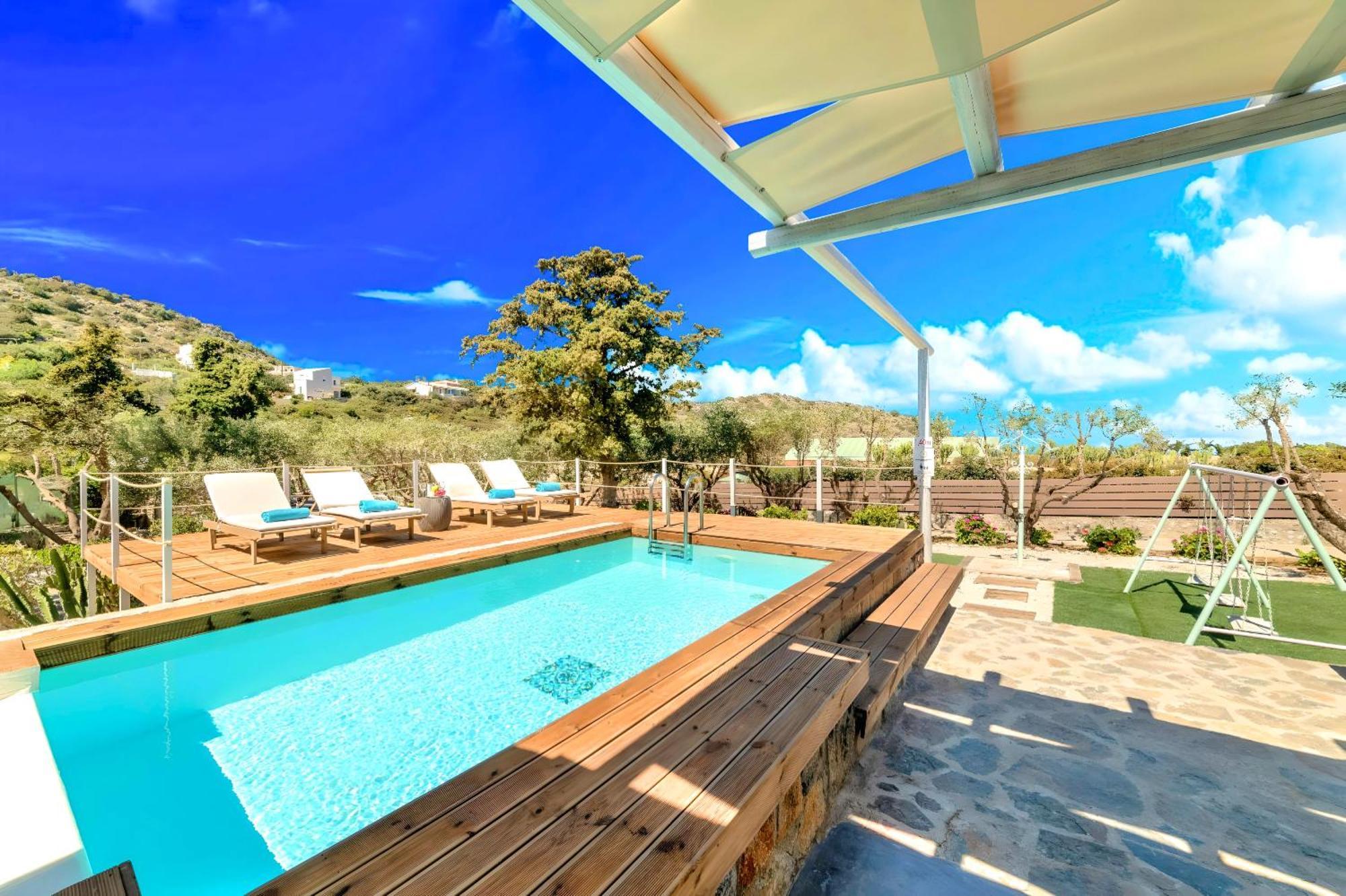 Cretan Lodge Heated Pool Ágios Nikólaos 외부 사진