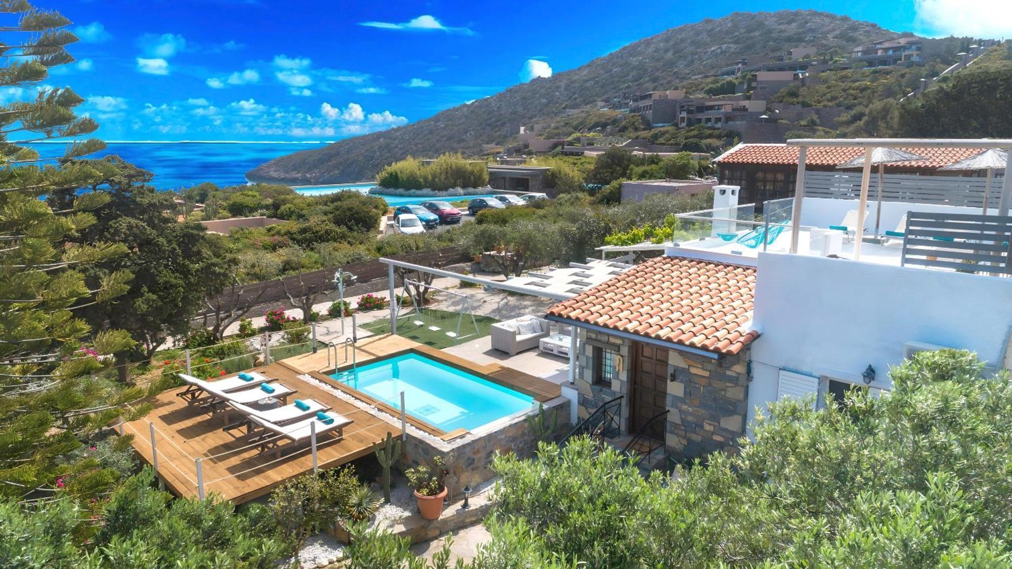 Cretan Lodge Heated Pool Ágios Nikólaos 외부 사진