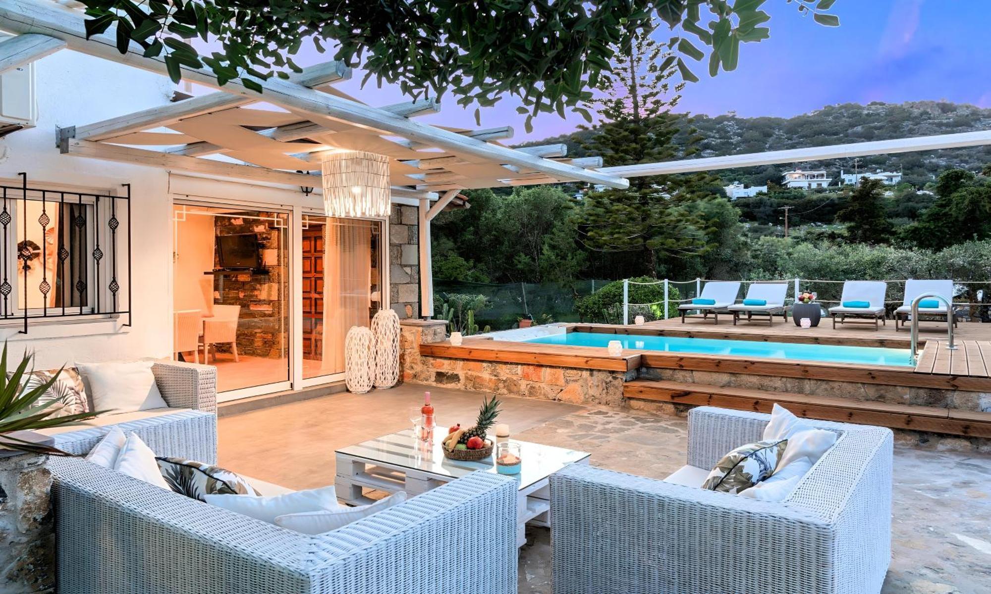 Cretan Lodge Heated Pool Ágios Nikólaos 외부 사진